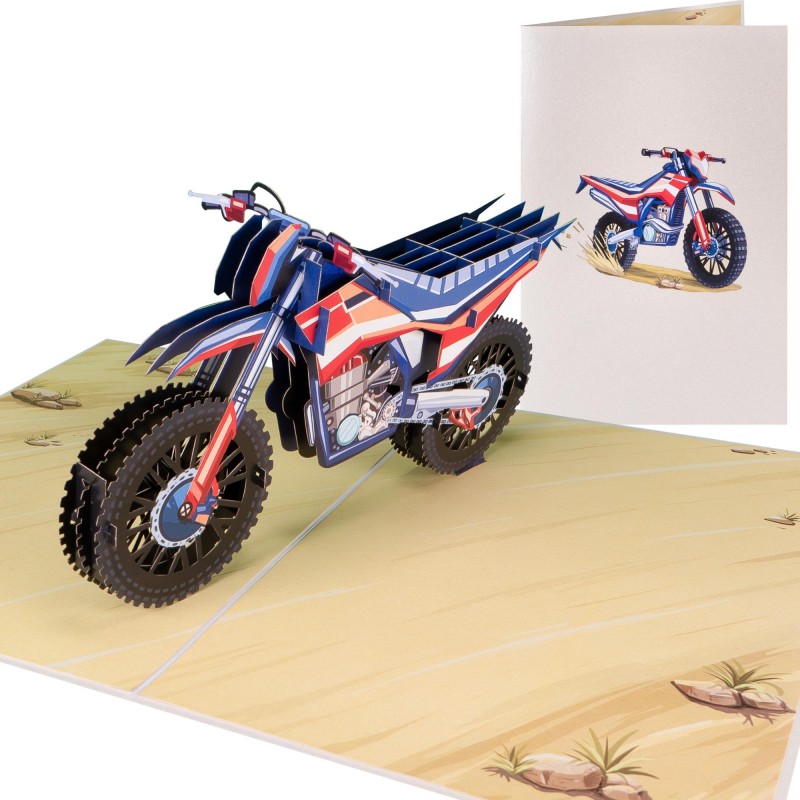 Motorrad V.4. Pop Up Karte (new)