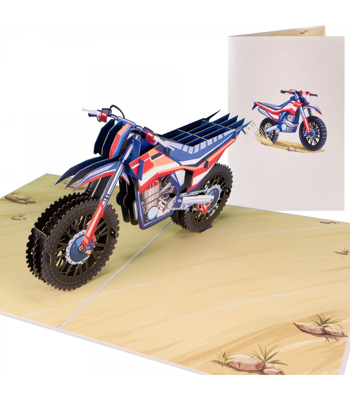 Motorrad V.4. Pop Up Karte (new)