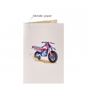 Motorrad V.4. Pop Up Karte (new)