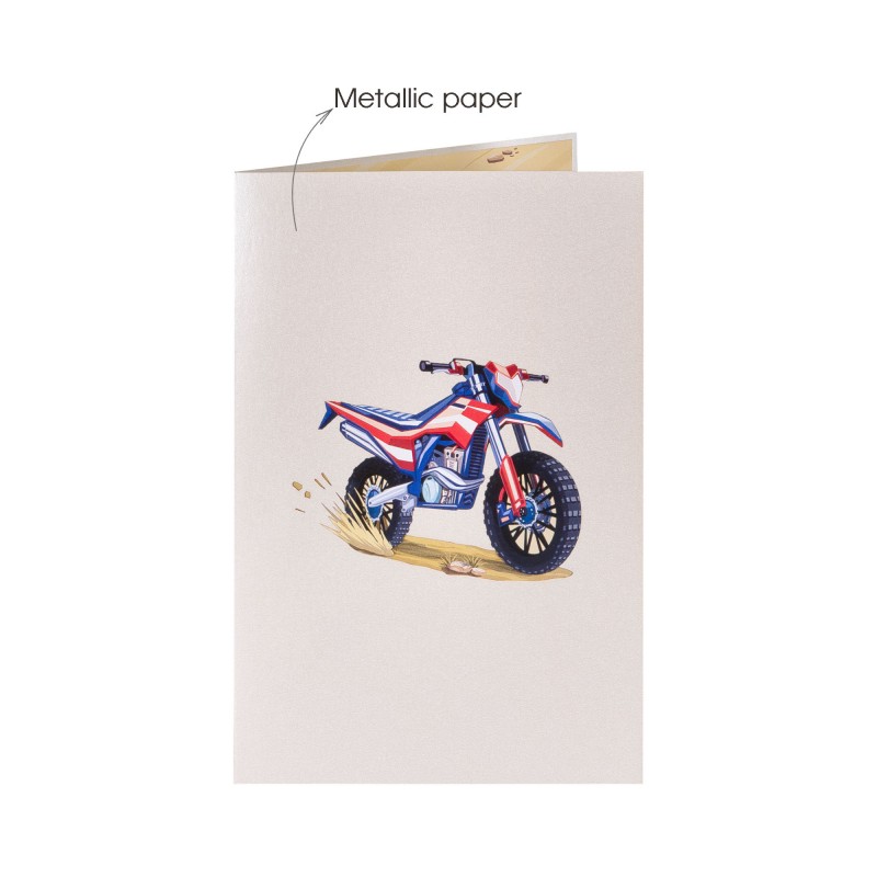 Motorrad V.4. Pop Up Karte (new)