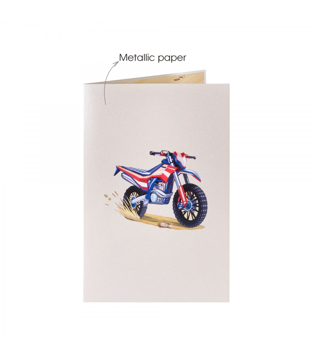 Motorrad V.4. Pop Up Karte (new)
