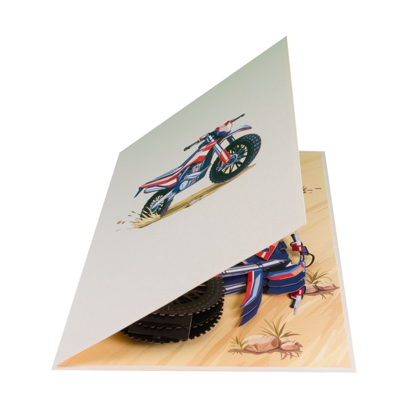 Motorrad V.4. Pop Up Karte (new)