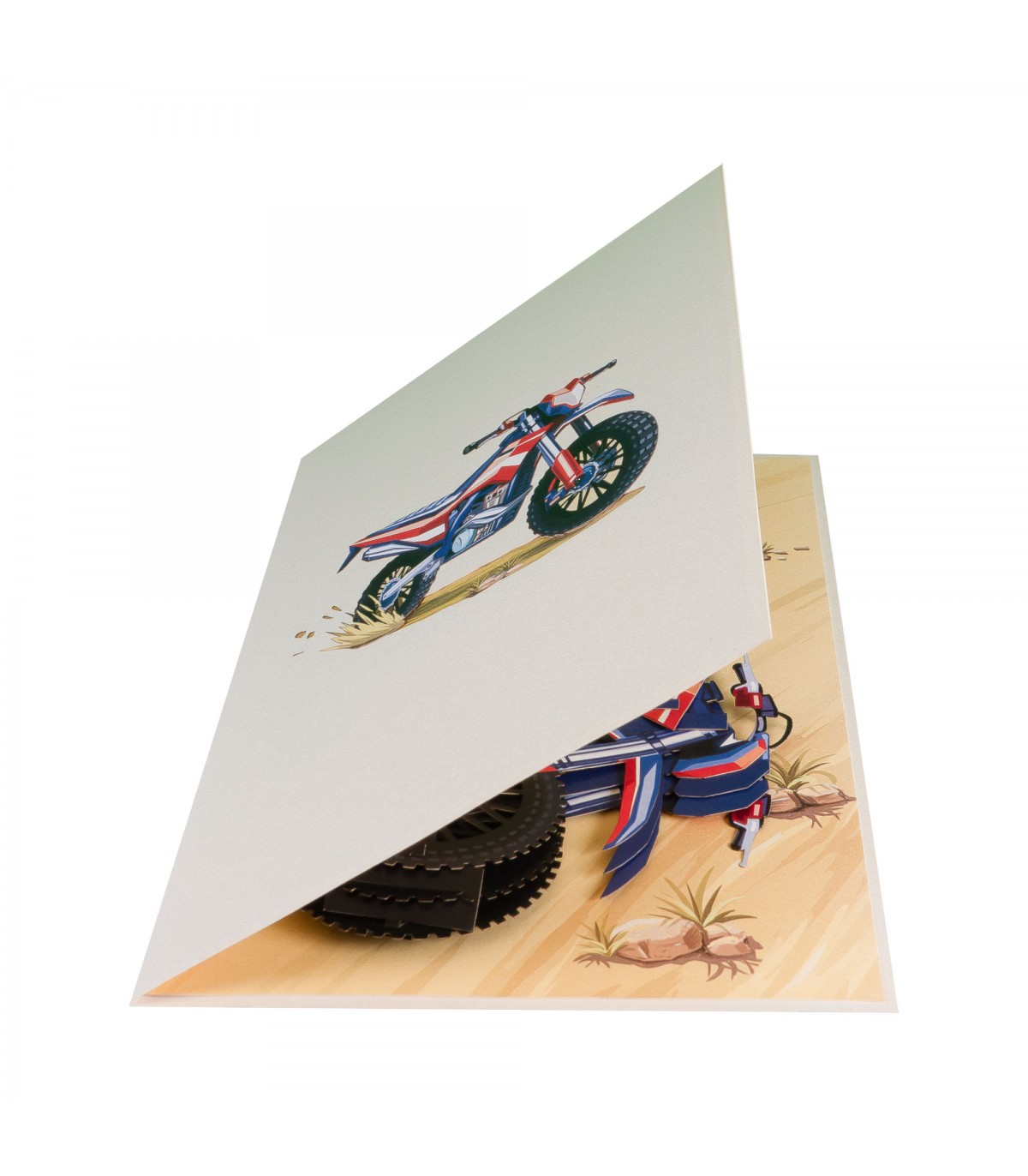 Motorrad V.4. Pop Up Karte (new)
