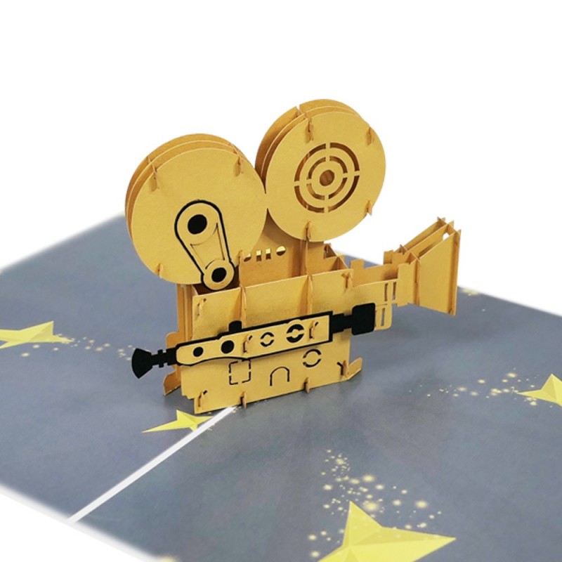 Retro Camera Pop Up Card