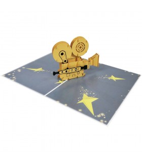 Retro Camera Pop Up Card