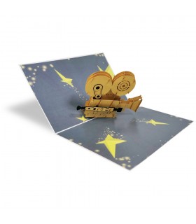 Retro Camera Pop Up Card
