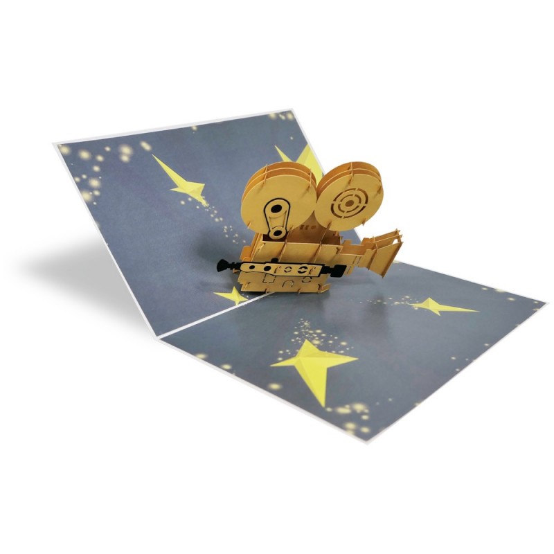 Retro Camera Pop Up Card