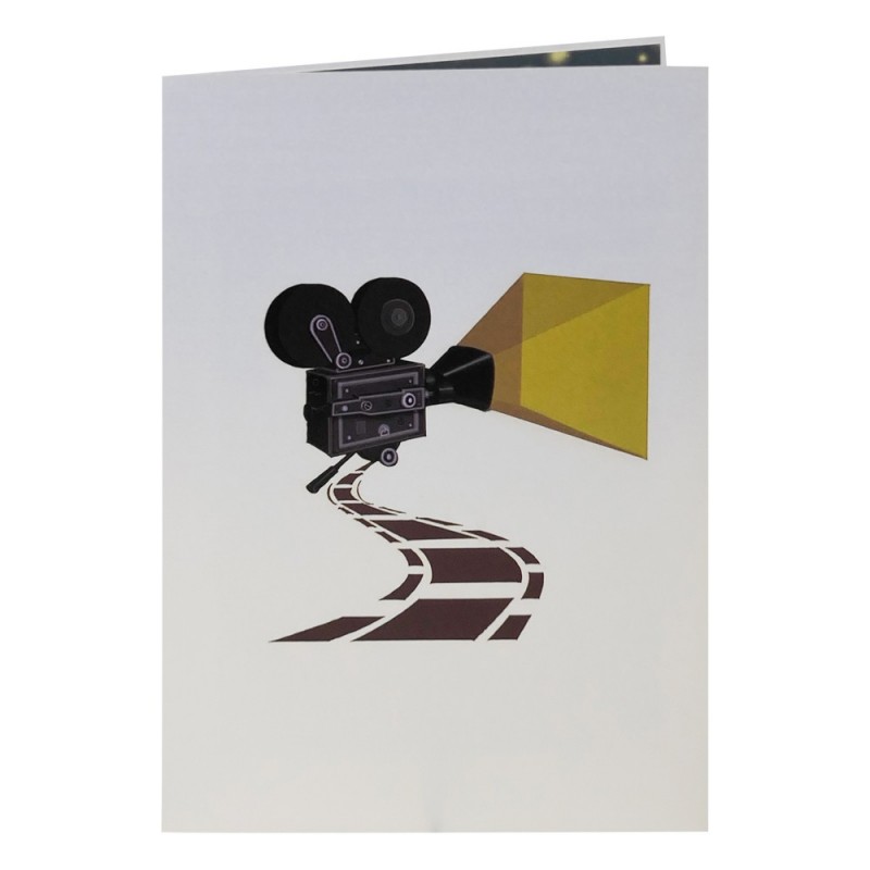 Retro Camera Pop Up Card