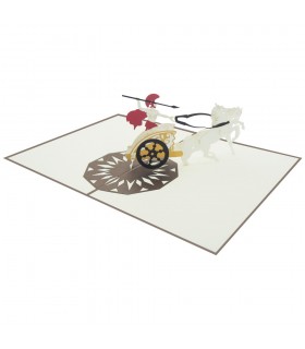 Roman soldier pop up card overview 2