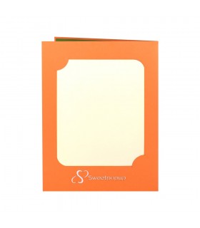 Dog pop up card backside