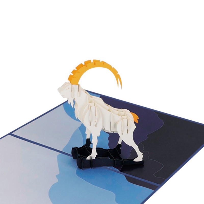 Goat pop up card detail