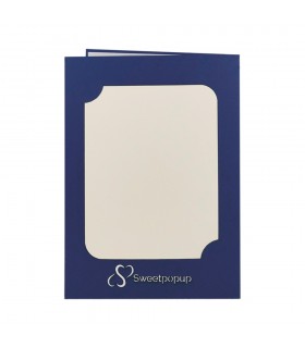 Goat pop up card backside