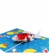 Koi fish pop up card detail