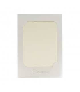 Koi fish pop up card backside