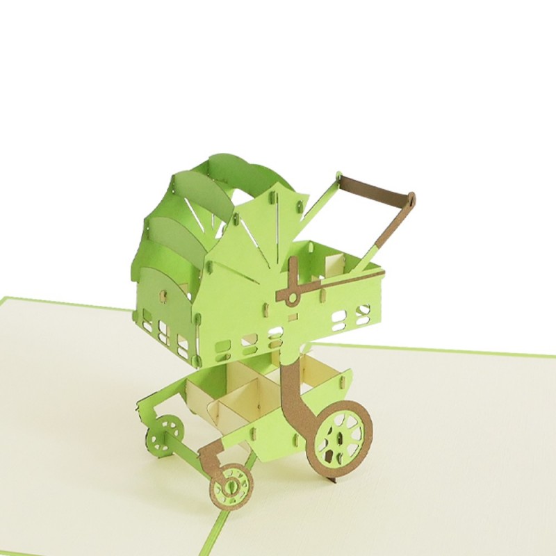 Modern stroller pop up card detail