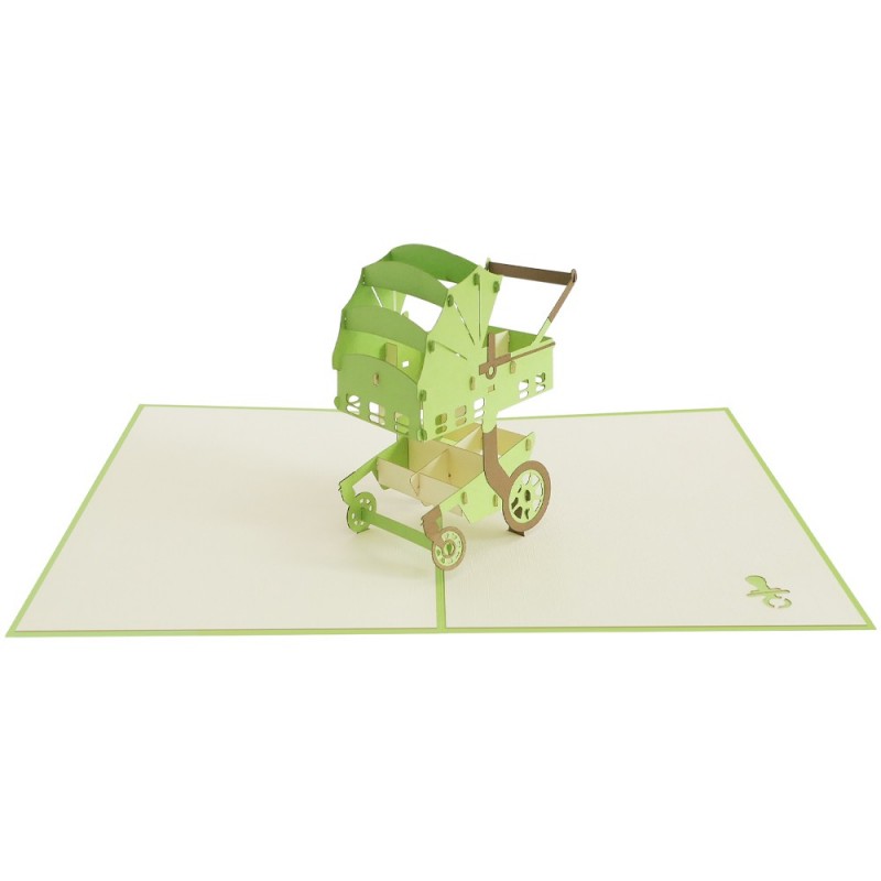 Modern stroller pop up card overview