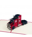 Chassis truck pop up card