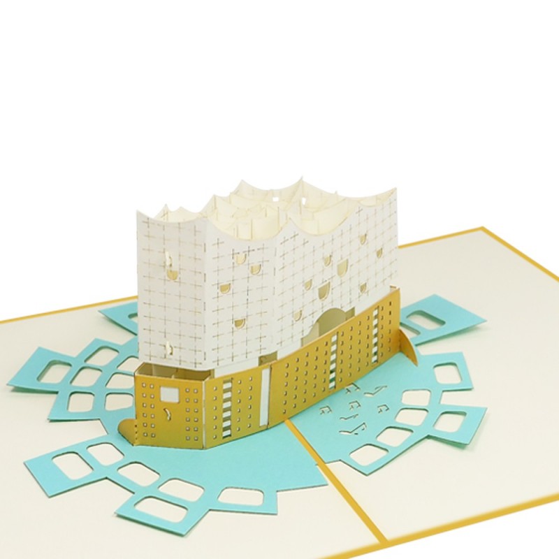 Elbphilharmonie Pop Up Karte Detail