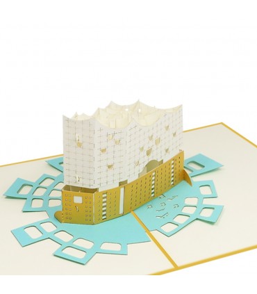 Elphiharmonie pop up card detail