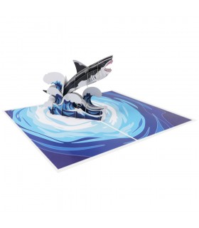 Shark pop up card overview 1