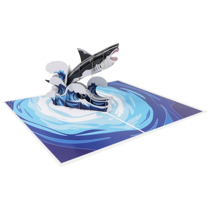 Shark pop up card overview 1