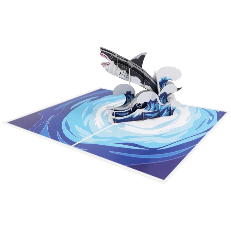 Shark pop up card overview 2