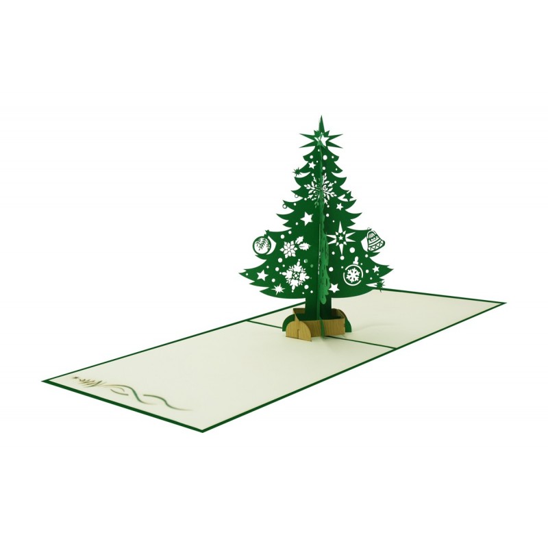 Christmas Card  with Pine Tree