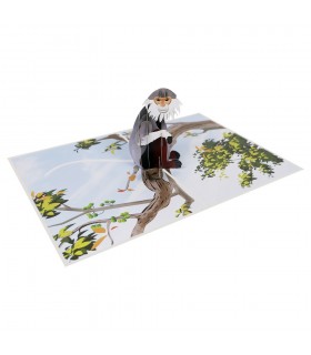 Monkey pop up card overview