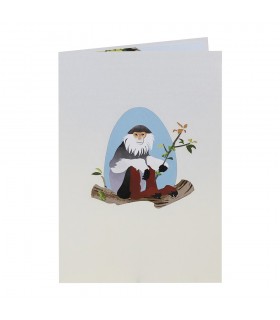 Monkey pop up card cover