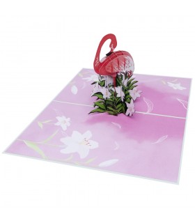 Flamingo pop up card overview 2