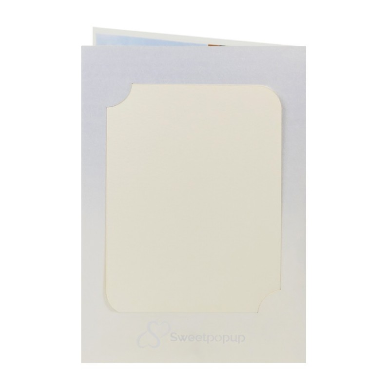 Monkey pop up card backside