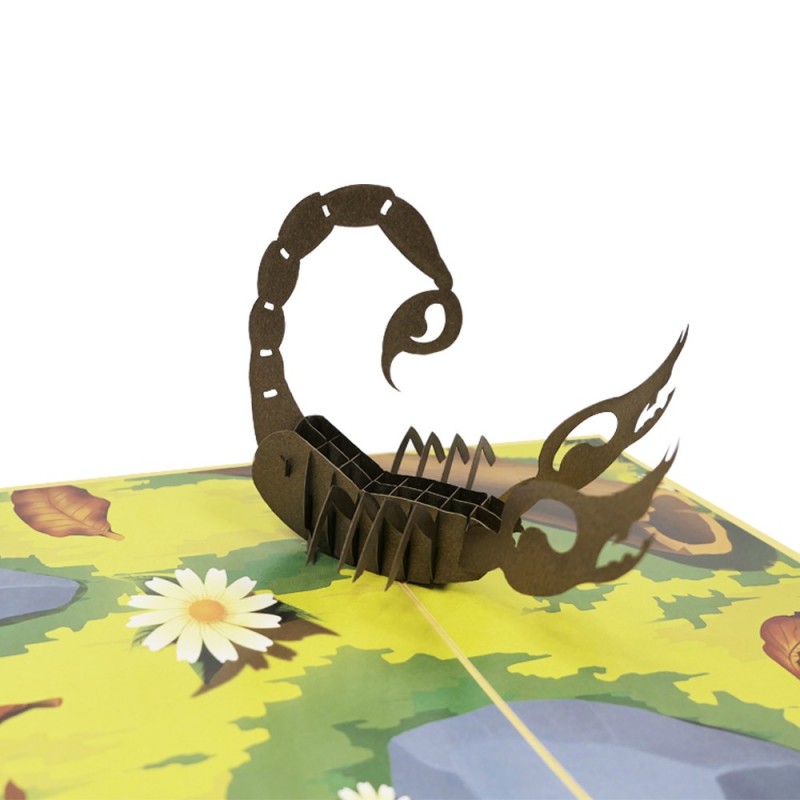 Scorpion pop up card detail