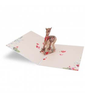 foldable Llama Pop Up Card