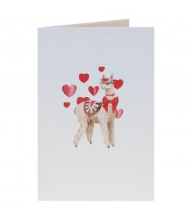Llama Pop Up Card cover