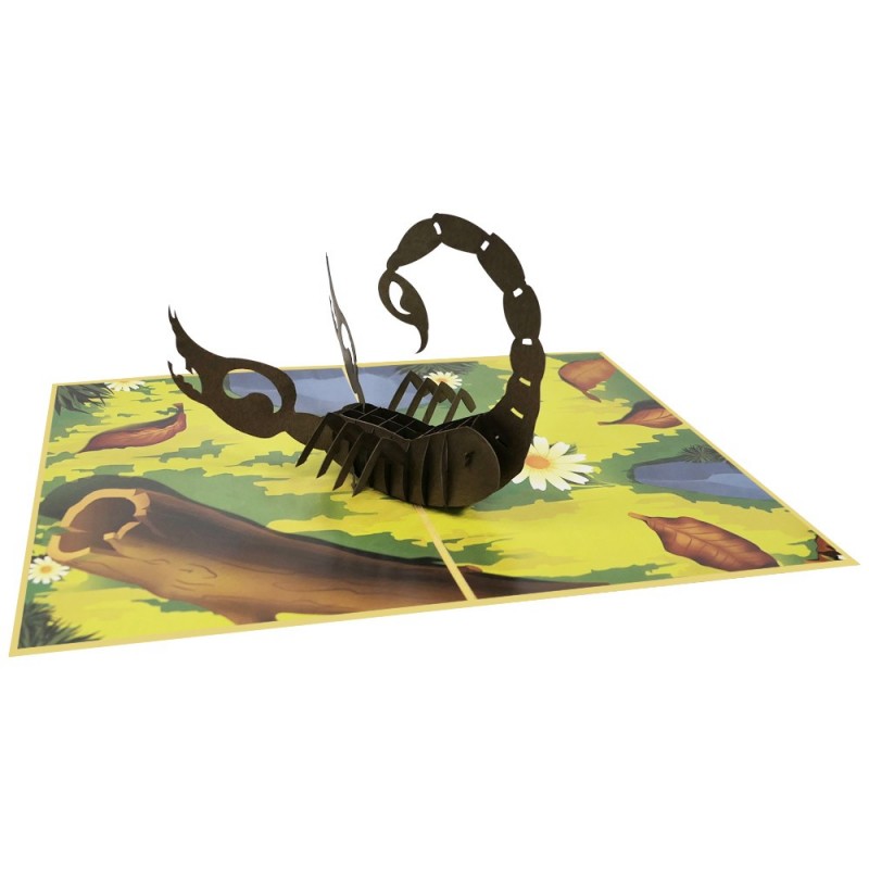 Scorpion pop up card overview