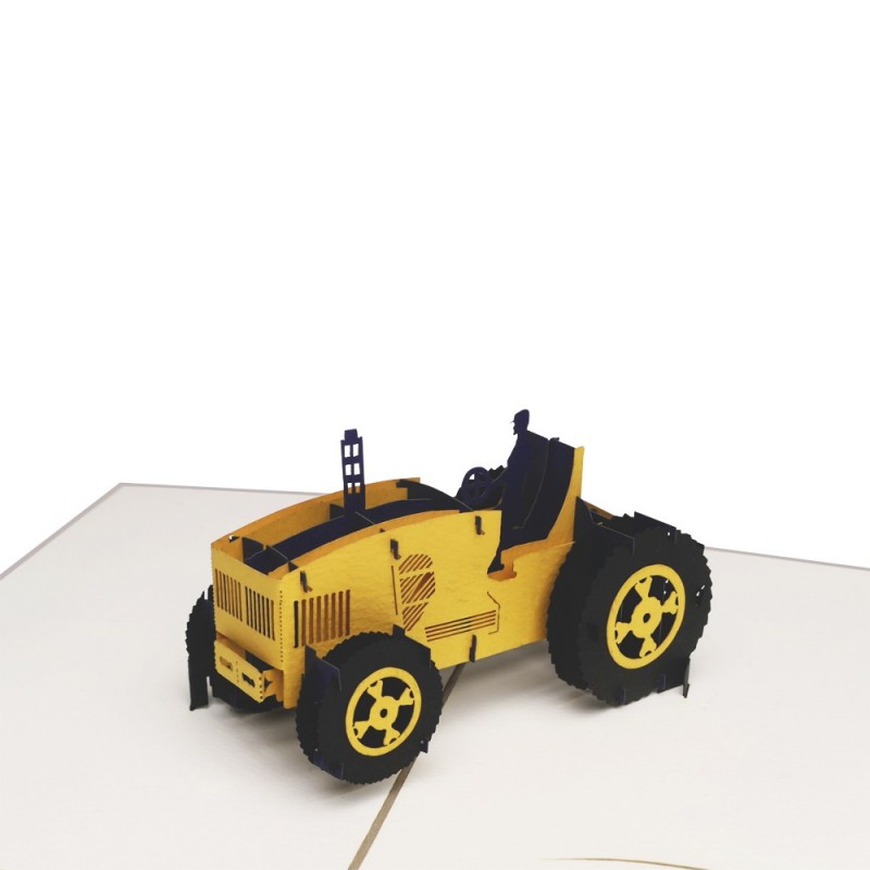 Traktor Pop Up Karte Detail
