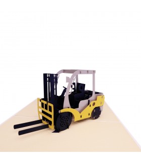 Forklift pop up card