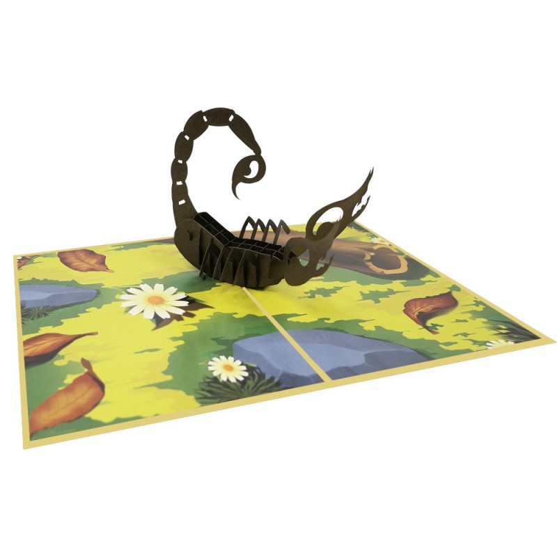 Scorpion pop up card overview