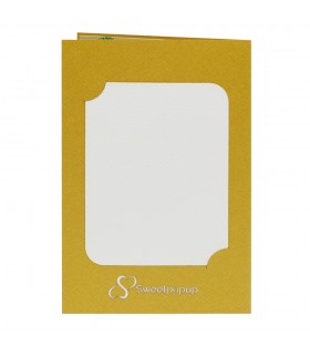 Tiger pop up card backside