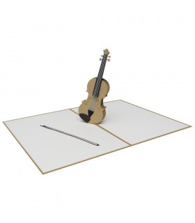Violine Pop Up Karte