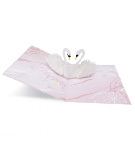 foldable Flamingo pop up card