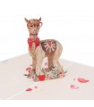 Llama Pop Up Card