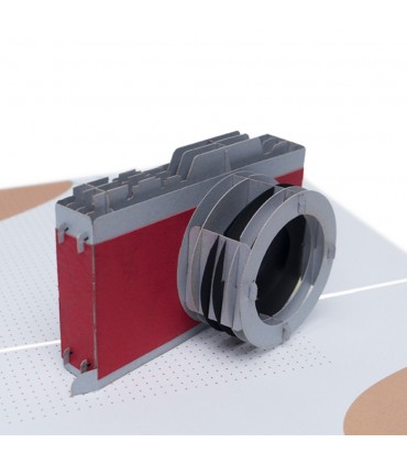 Camera pop up card