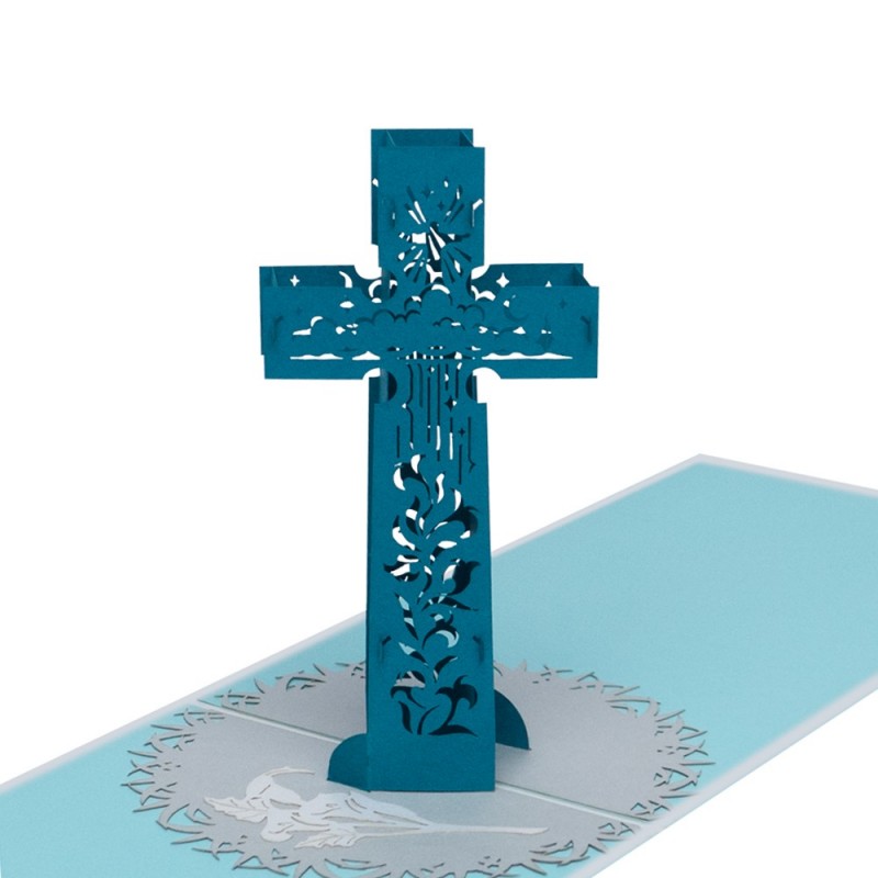 Cross pop up card detail