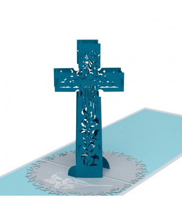 Cross pop up card detail