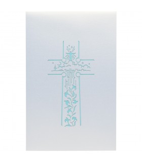 Cross pop up card cover