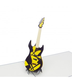 Guitar pop up card