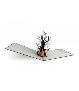 folddable Halloween pop up card