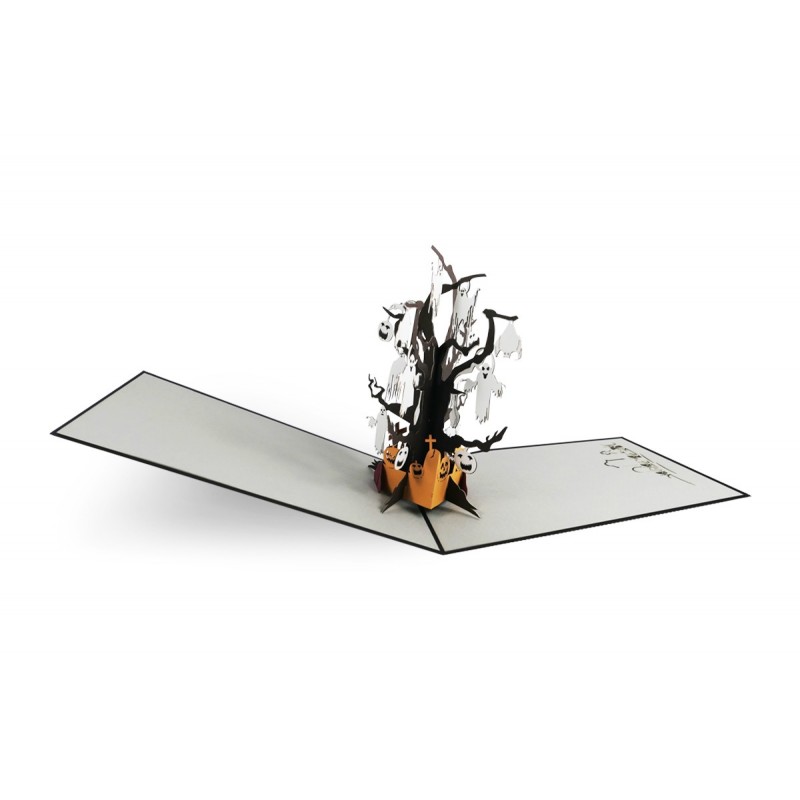 folddable Halloween pop up card