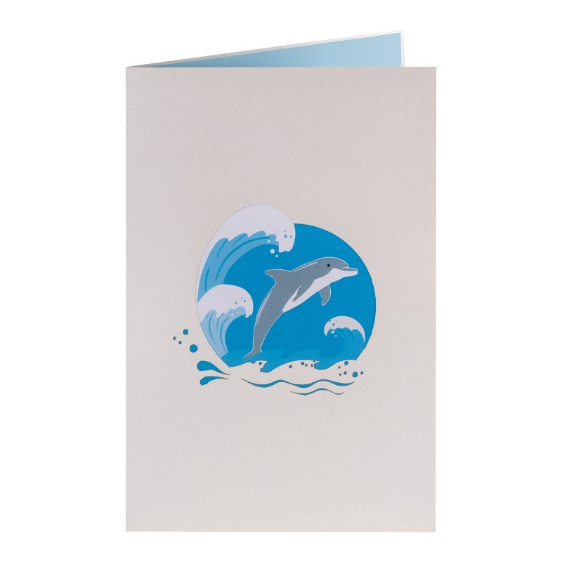 Dolphin pop up card
